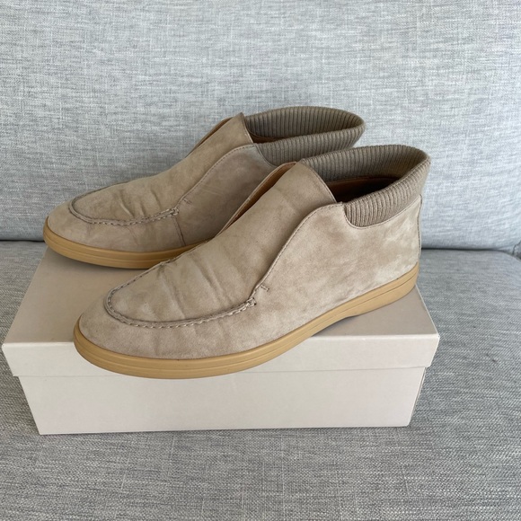 NIB- 12 Storeez beige suede loafers size 7 - Picture 6 of 12